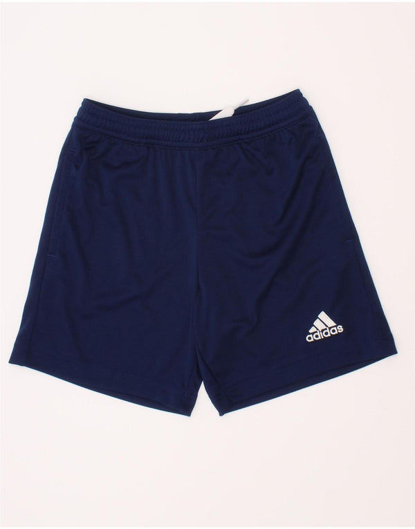 Adidas Boys Aeroready Sport Shorts 7-8 Years  Navy Blue Polyester