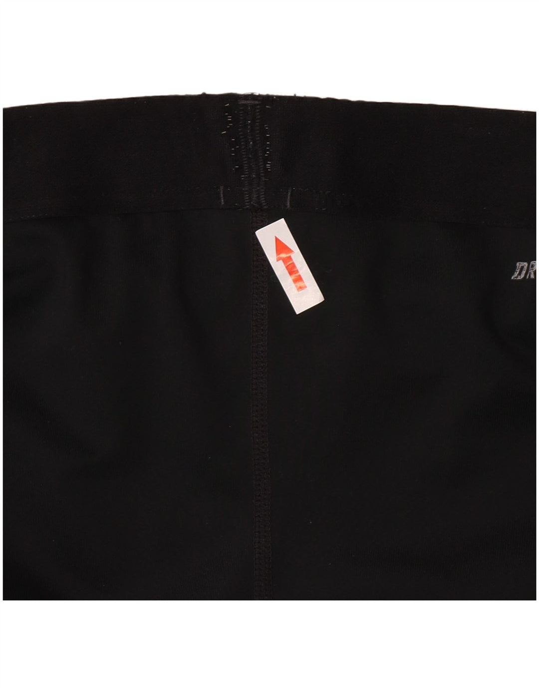 Nike Womens Dri Fit Capri Leggings UK 10 Small Black Polyester