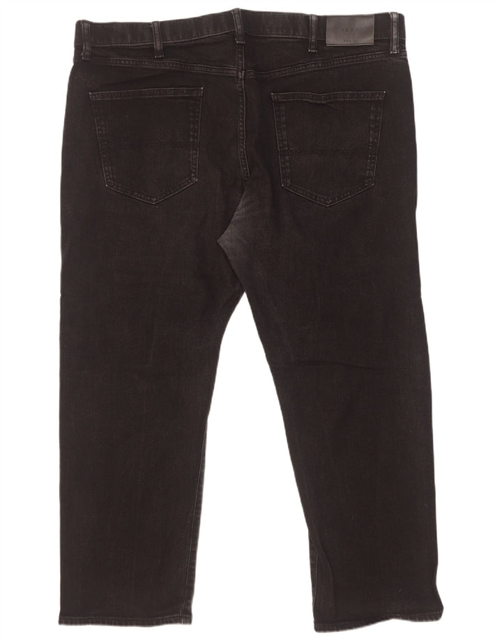 Marks & Spencer Mens Straight Jeans W42 L27 Black Cotton