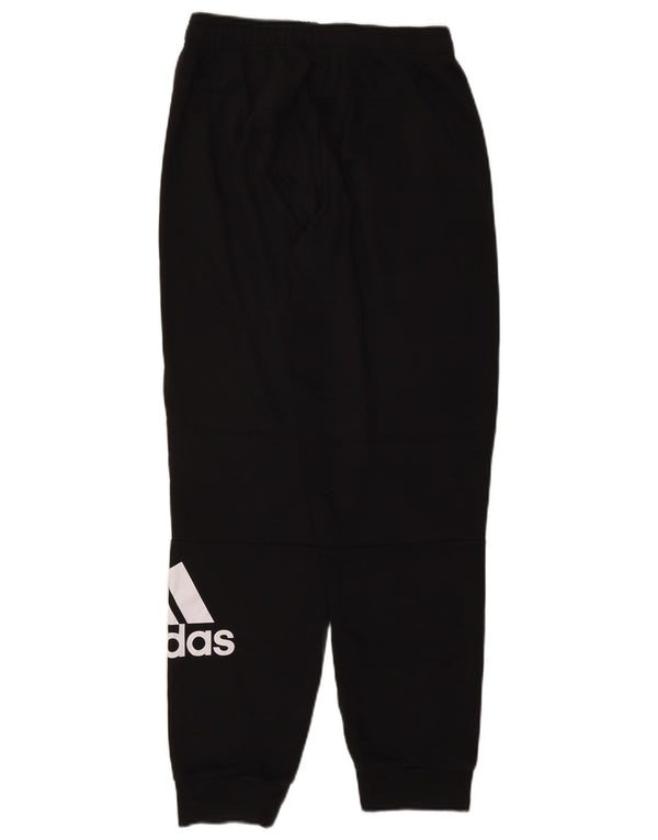 Adidas Mens Graphic Tracksuit Trousers Joggers Small Black Cotton