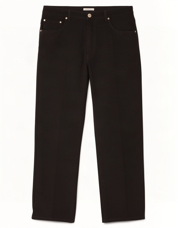 Trussardi Mens Straight Jeans W36 L29 Black