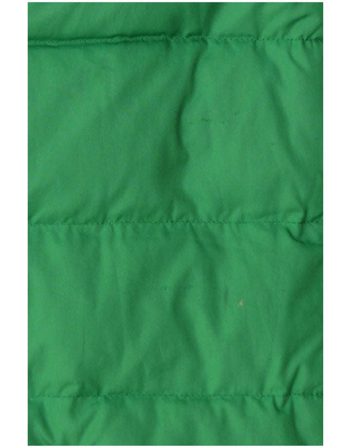 American Eagle Outfitters Womens Padded Gilet UK 10 Small Green Polyester