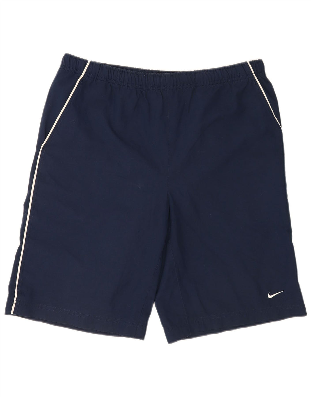 Nike Mens Graphic Regular Sport Shorts Medium Navy Blue Polyester Sports