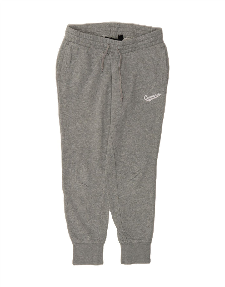 CONVERSE Womens Tracksuit Trousers Joggers UK 10 Small  Grey Cotton Vintage Converse and Second-Hand Converse from Messina Hembry 