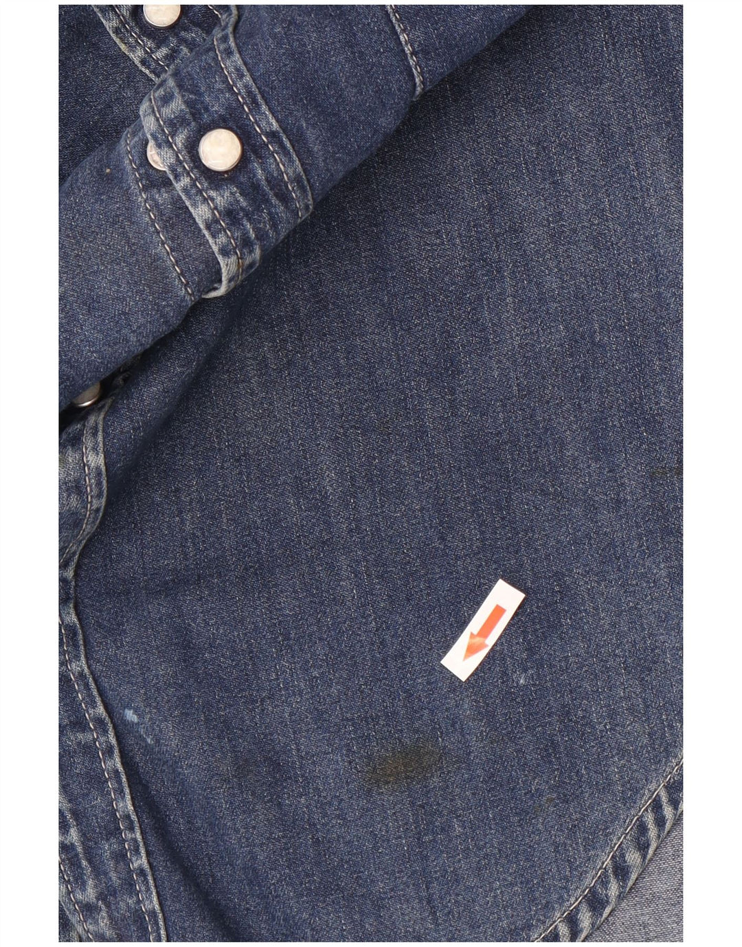 Levi's Mens Denim Shirt Medium Blue Cotton