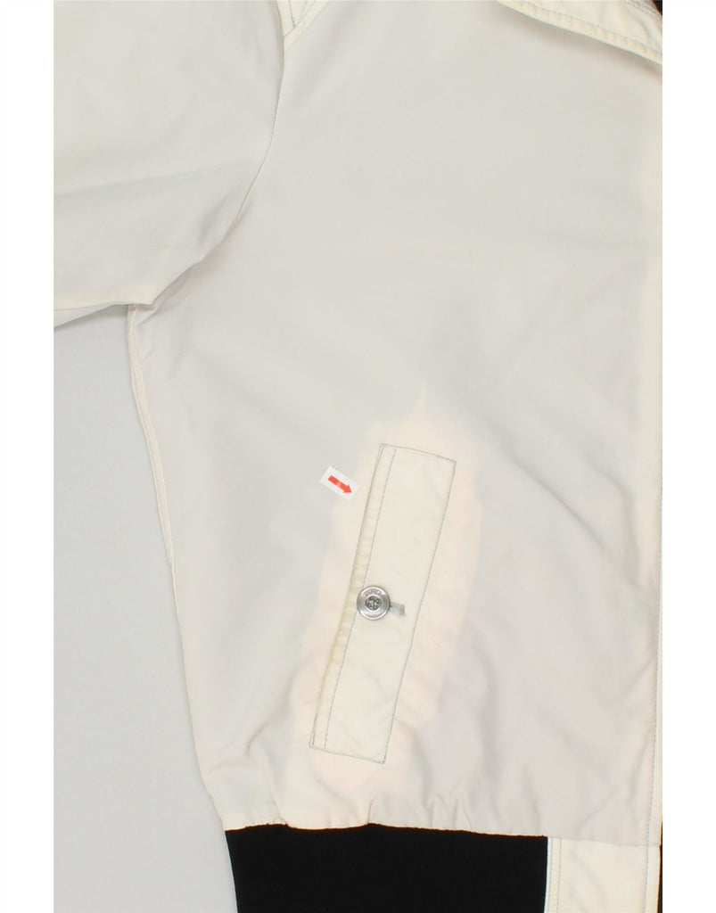 REFRIGIWEAR Mens Bomber Jacket UK 42 XL White Polyamide | Vintage Refrigiwear | Thrift | Second-Hand Refrigiwear | Used Clothing | Messina Hembry 