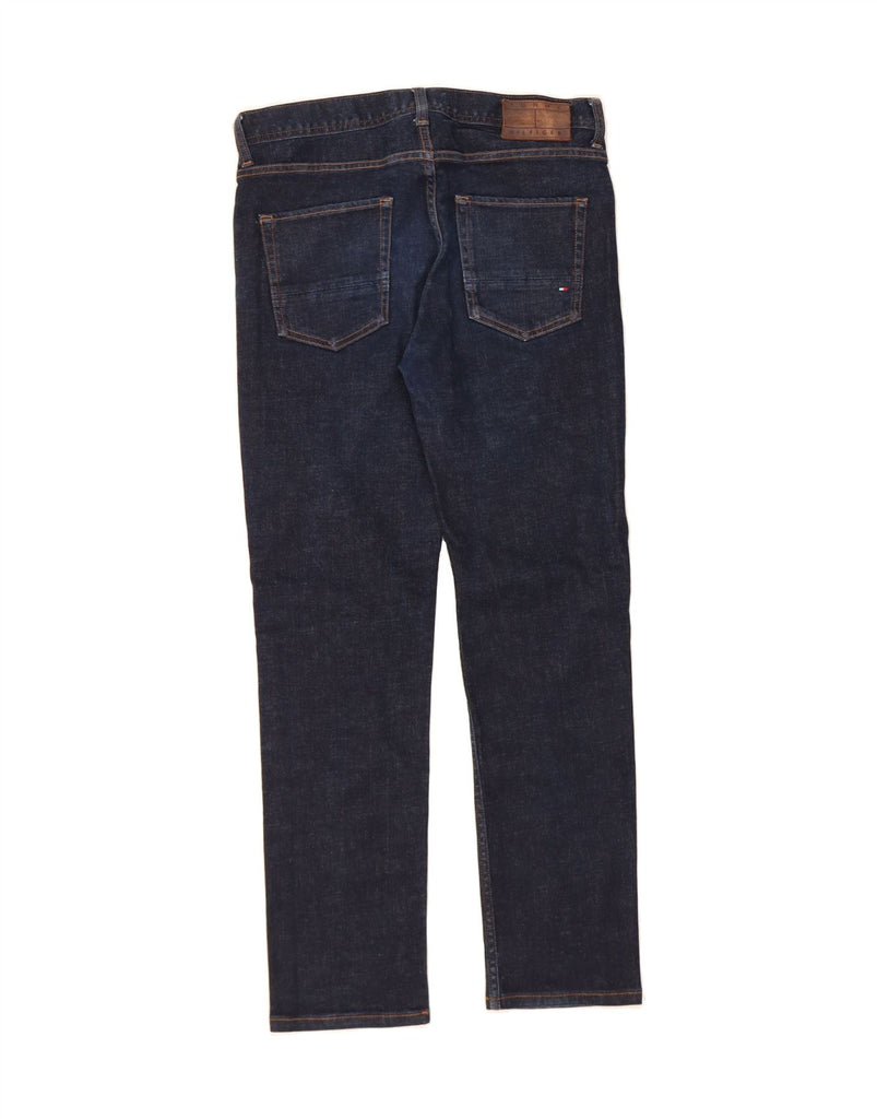 TOMMY HILFIGER Mens Denton Straight Jeans W31 L32 Navy Blue Cotton Vintage Tommy Hilfiger and Second-Hand Tommy Hilfiger from Messina Hembry 