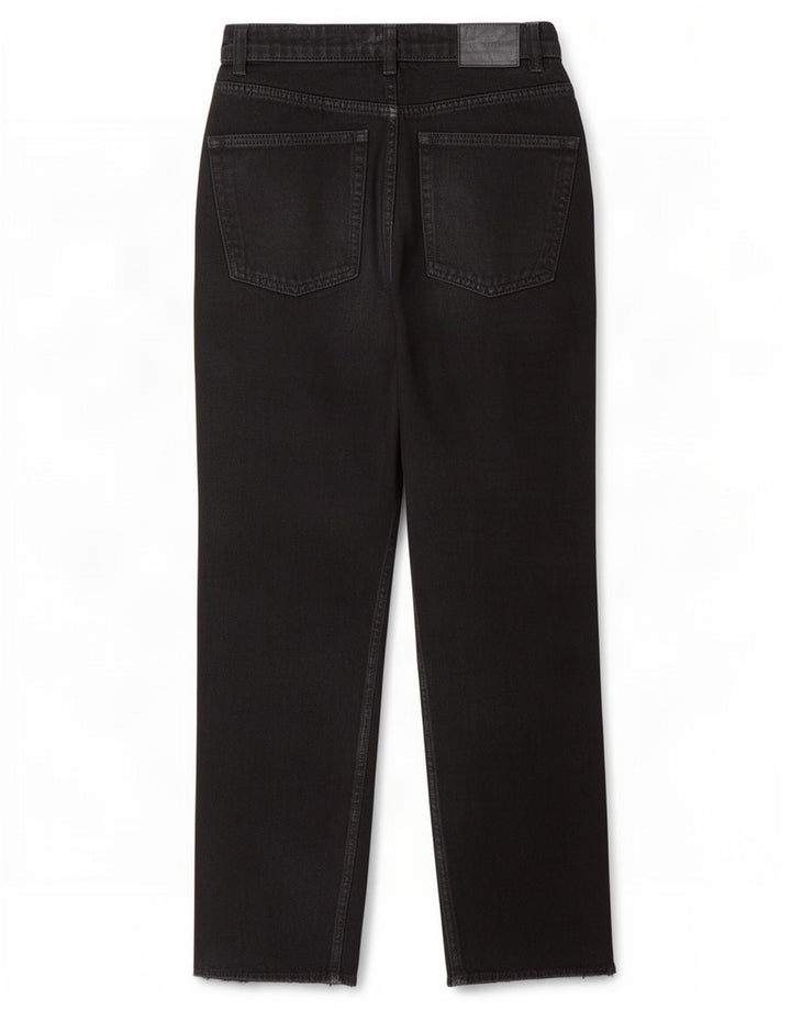 Zara Womens Straight Jeans EU 38 Small W28 L25 Black