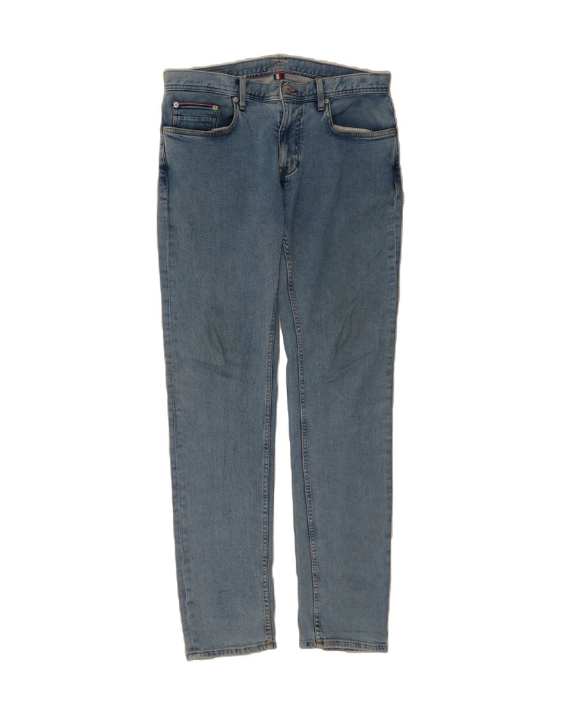 TOMMY HILFIGER Mens Slim Jeans W33 L34 Blue Cotton Vintage Tommy Hilfiger and Second-Hand Tommy Hilfiger from Messina Hembry 