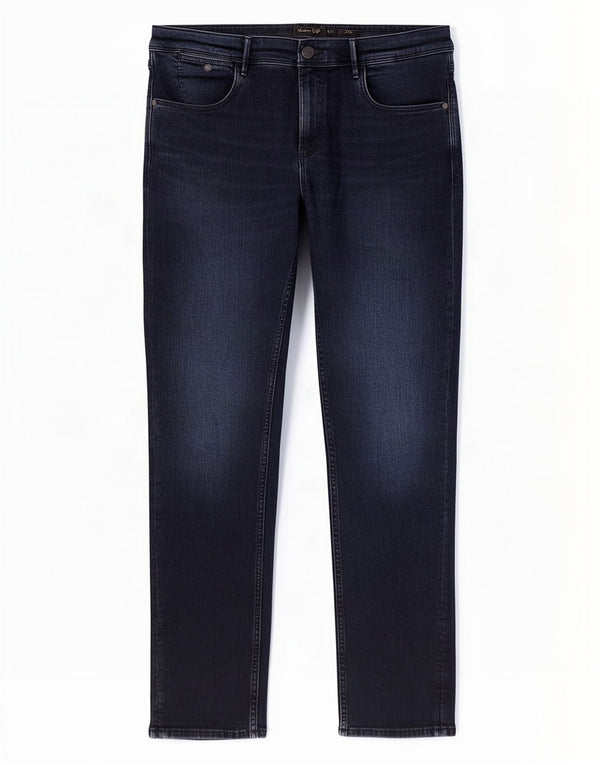 Massimo Dutti Mens Slim Jeans EU 42 Large W32 L32 Navy Blue Cotton
