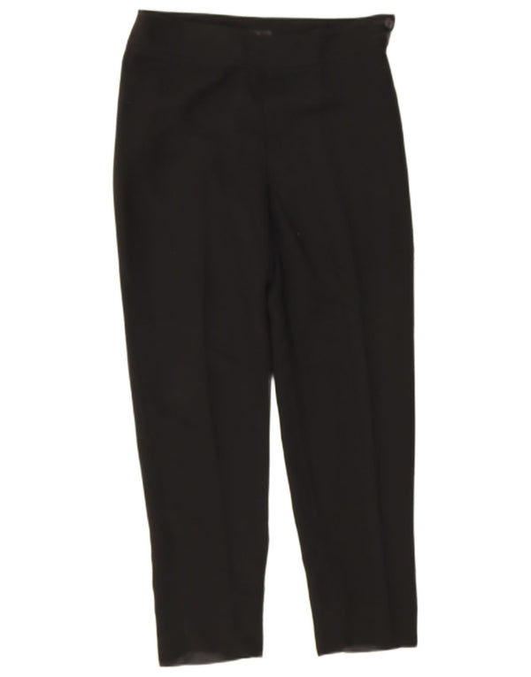 Zara Womens Tapered Casual Trousers EU 40 Medium W30 L27 Black