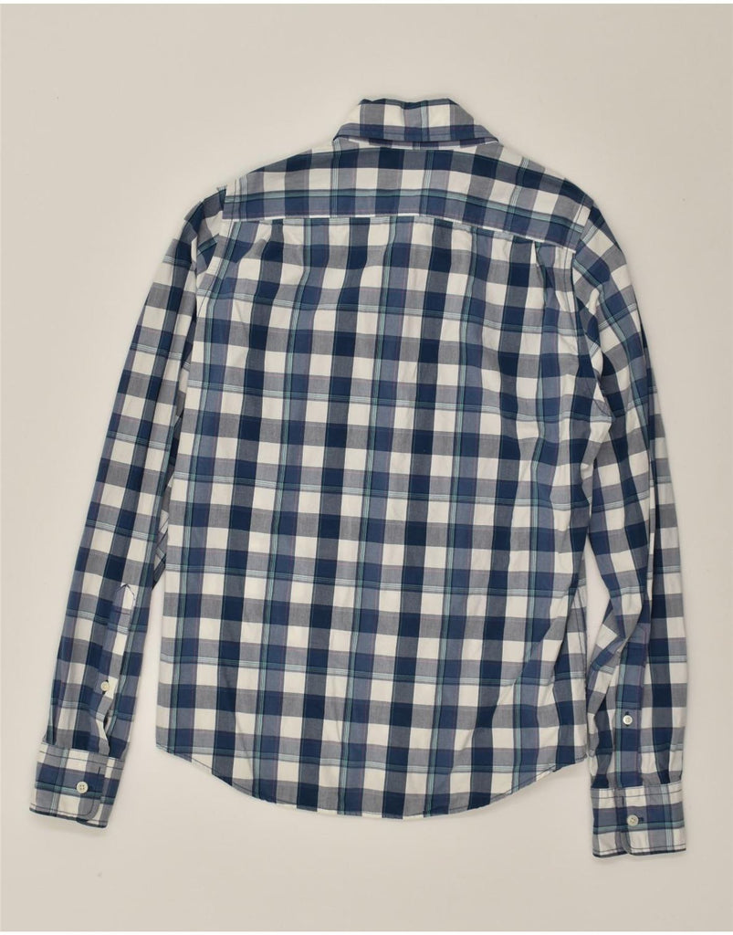 HOLLISTER Mens Shirt Small Blue Check Cotton | Vintage Hollister | Thrift | Second-Hand Hollister | Used Clothing | Messina Hembry 