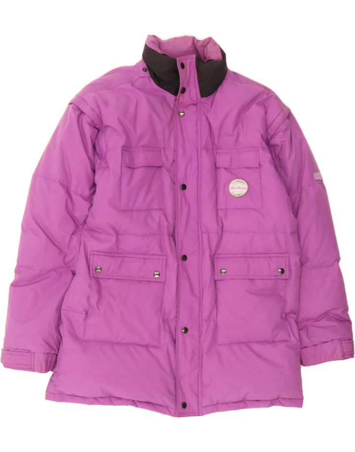 VINTAGE Mens Reversible Padded Jacket UK 40 Large Purple Vintage Vintage and Second-Hand Vintage from Messina Hembry 