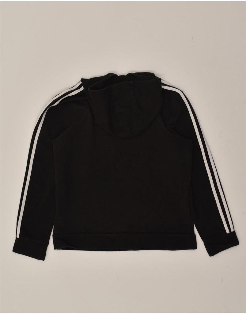 ADIDAS Boys Graphic Hoodie Jumper 14-15 Years Large  Black Cotton | Vintage Adidas | Thrift | Second-Hand Adidas | Used Clothing | Messina Hembry 