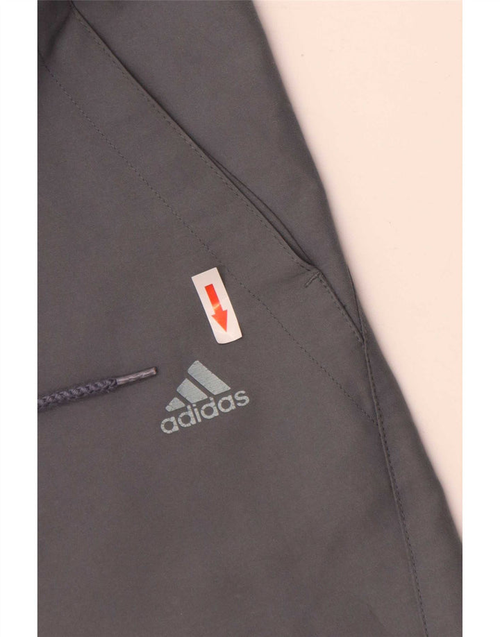 Adidas Mens Graphic Sport Shorts Large Grey Polyester Sports