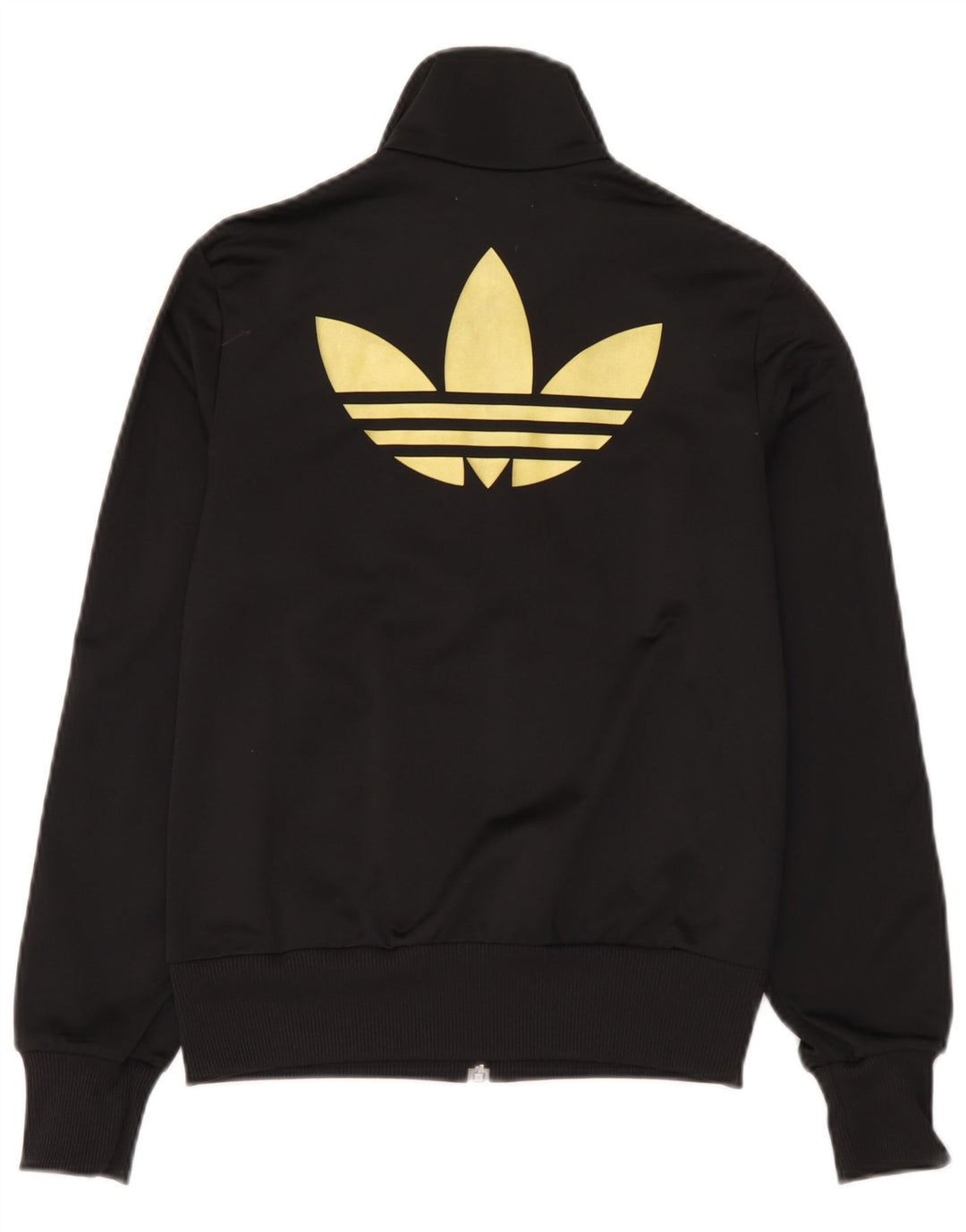 Adidas Womens Graphic Tracksuit Top Jacket EU 38 Medium Black