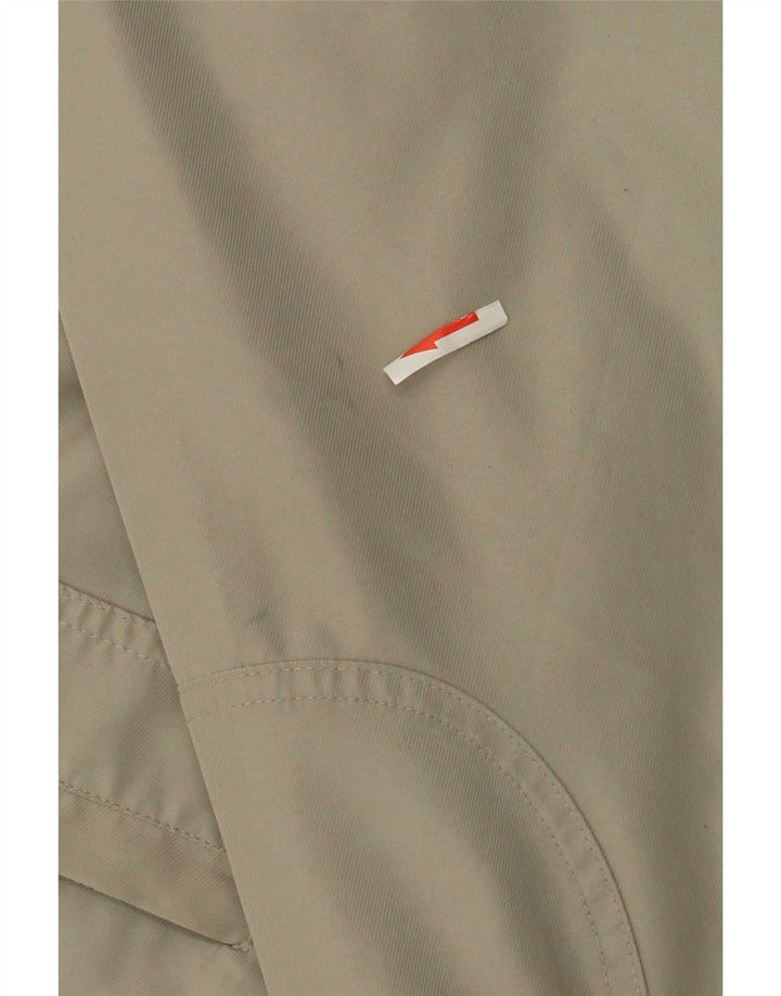 Adidas Mens Windbreaker Jacket UK 38/40 Medium Grey Polyester