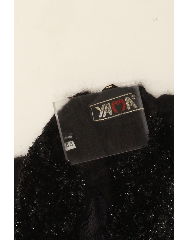 Vintage Womens Crew Neck Jumper Sweater IT 44 Medium Black