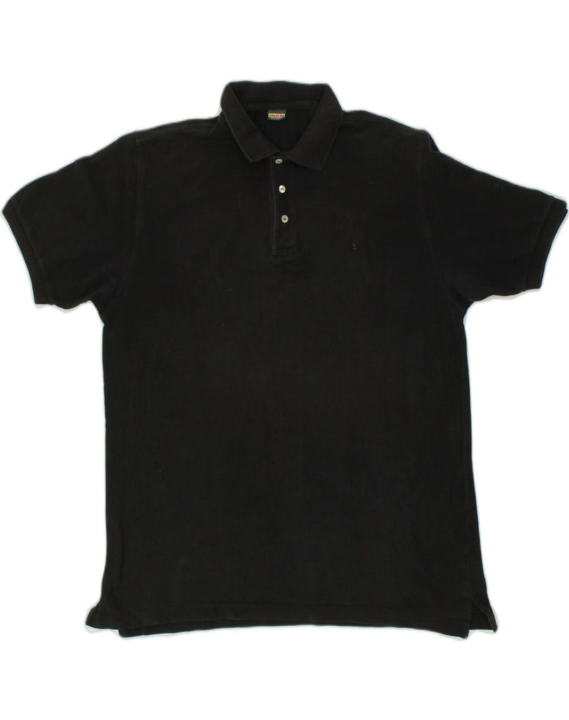 INVICTA Mens Polo Shirt 2XL Black Cotton | Vintage Invicta | Thrift | Second-Hand Invicta | Used Clothing | Messina Hembry 