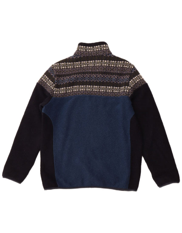 CMP Mens Fleece Jacket EU 54 2XL Blue Colourblock Polyester