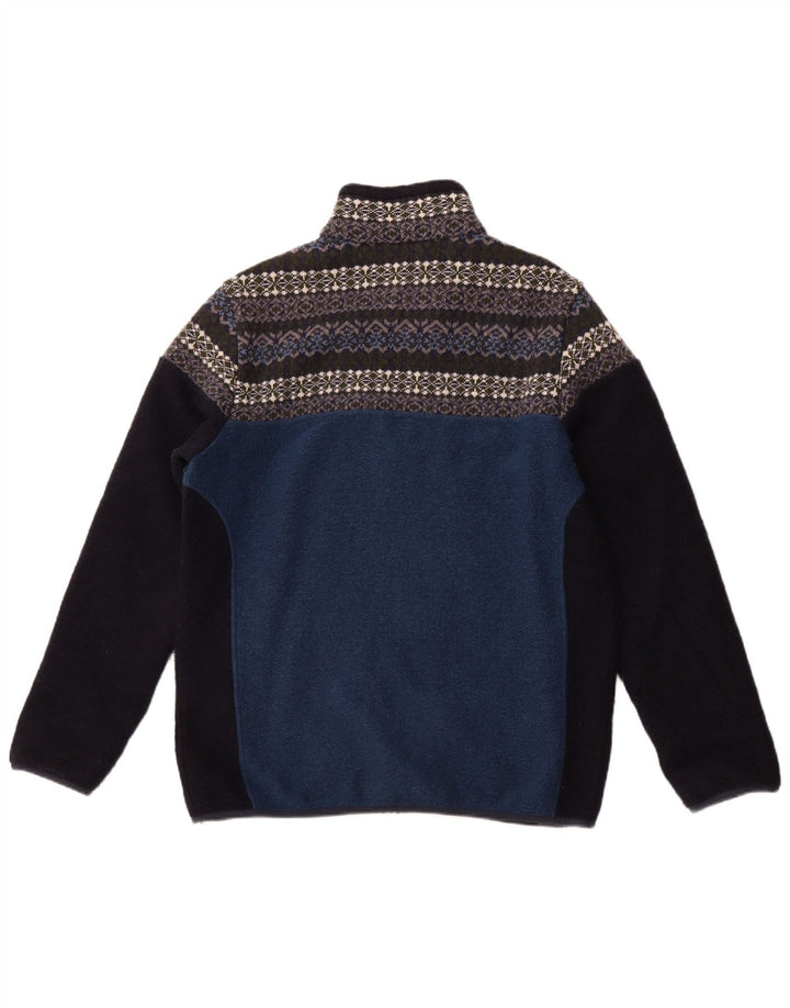 CMP Mens Fleece Jacket EU 54 2XL Blue Colourblock Polyester