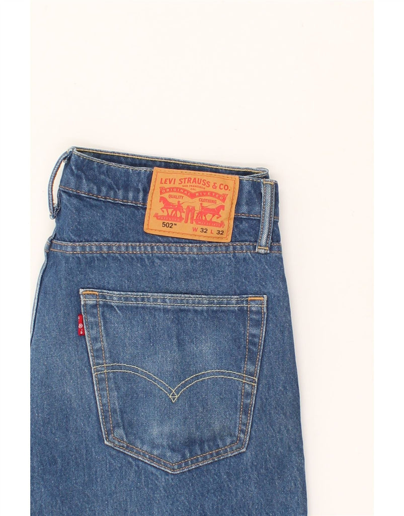 LEVI'S Mens 502 Tapered Jeans W32 L32 Blue Cotton Vintage Levi's and Second-Hand Levi's from Messina Hembry 