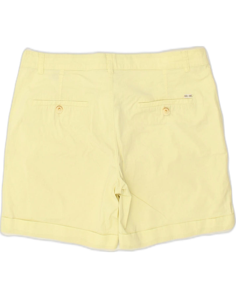 MASSIMO DUTTI Womens Casual Shorts W32 Large  Yellow | Vintage Massimo Dutti | Thrift | Second-Hand Massimo Dutti | Used Clothing | Messina Hembry 