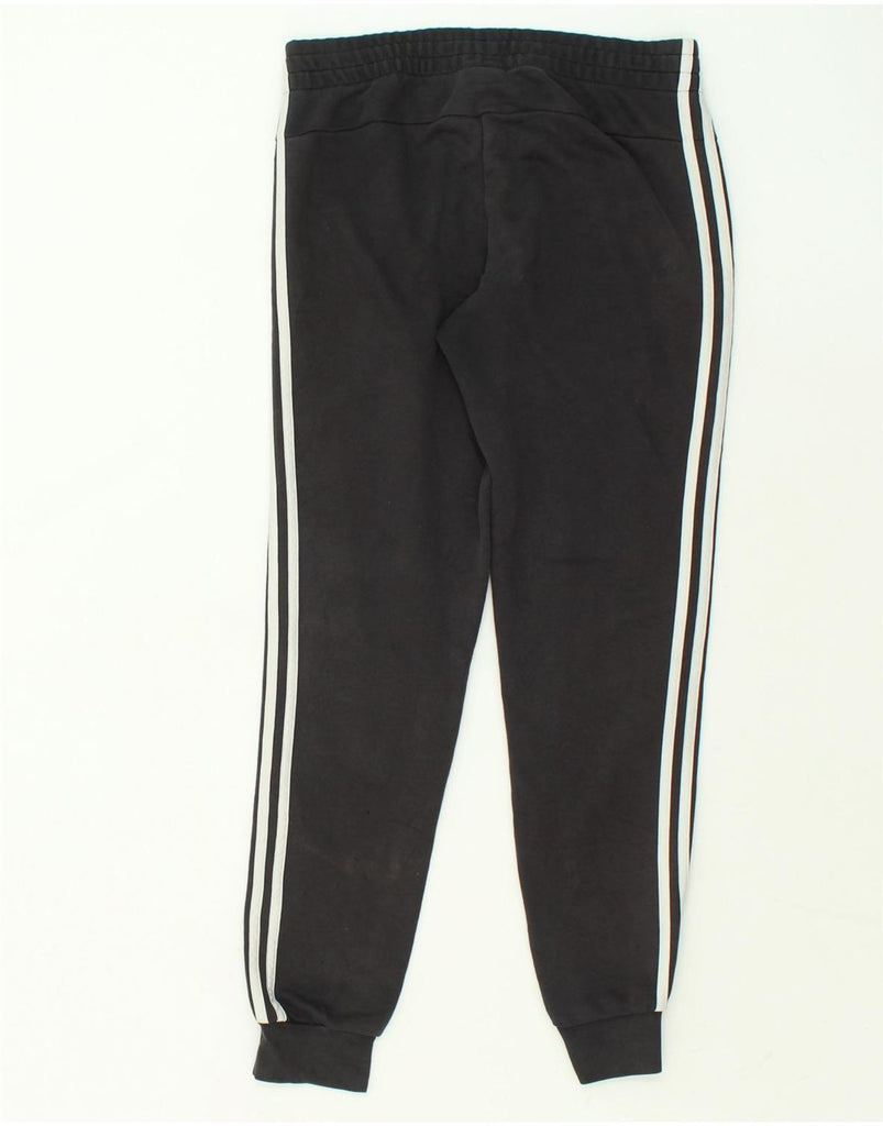 ADIDAS Womens Tracksuit Trousers Joggers UK 8/10 Small Black Cotton | Vintage Adidas | Thrift | Second-Hand Adidas | Used Clothing | Messina Hembry 