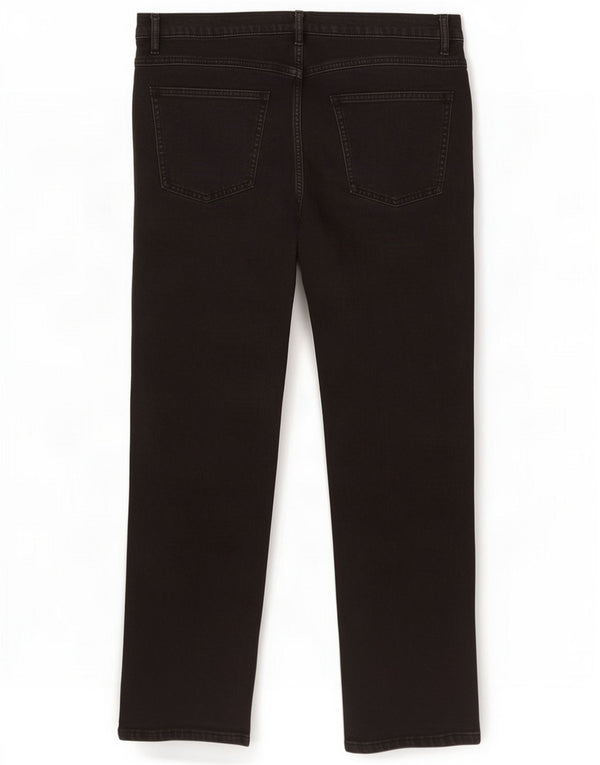 Rohan Mens Straight Jeans W36 L28 Black Cotton