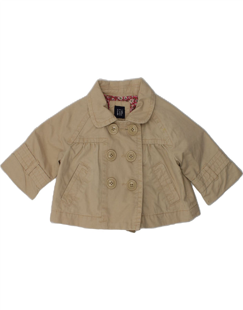 GAP Baby Girls Pea Coat 18-24 Months Beige | Vintage Gap | Thrift | Second-Hand Gap | Used Clothing | Messina Hembry 