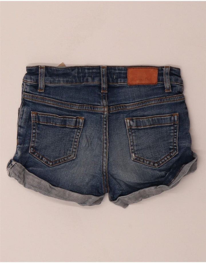 Massimo Dutti Girls Denim Shorts 5-6 Years W22  Blue Cotton