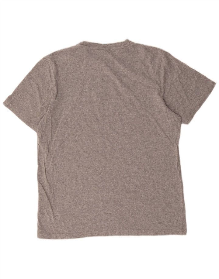 Ellesse Mens Graphic T-Shirt Top Medium Grey Cotton