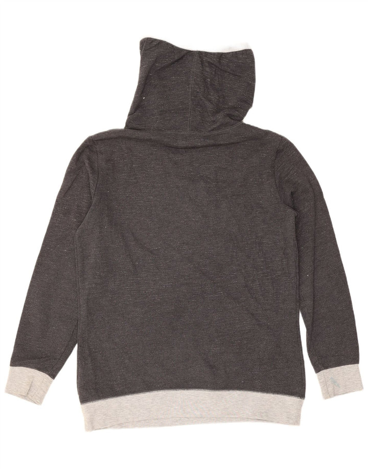 Converse Womens Graphic Sweatshirt Jumper UK 10 Small Grey Colourblock