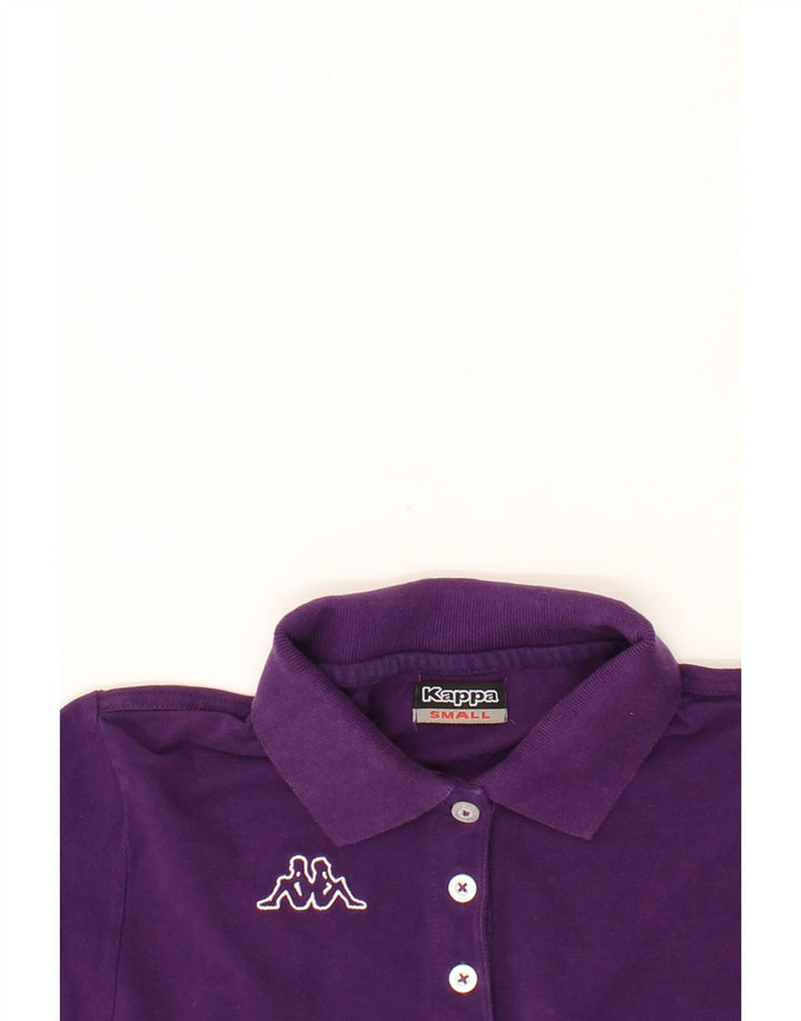 KAPPA Womens Polo Shirt UK 10 Small Purple Vintage Kappa and Second-Hand Kappa from Messina Hembry 