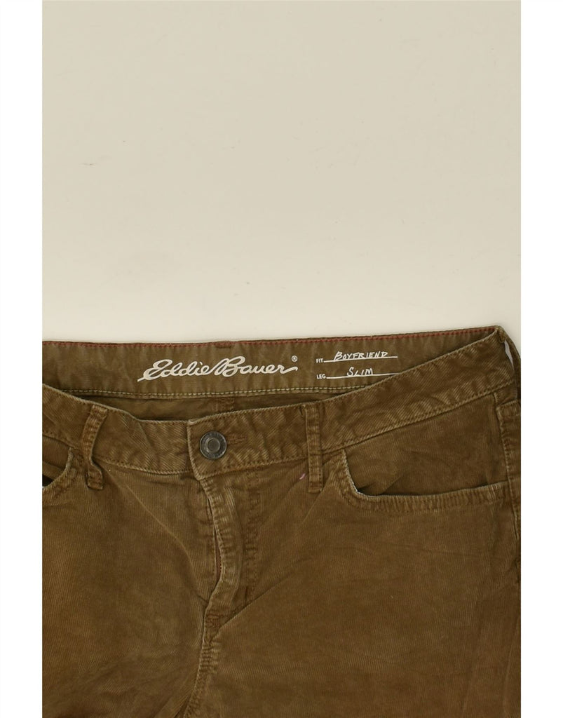 EDDIE BAUER Womens Boyfriend Corduroy Trousers US 8 Medium W32 L29  Brown | Vintage Eddie Bauer | Thrift | Second-Hand Eddie Bauer | Used Clothing | Messina Hembry 