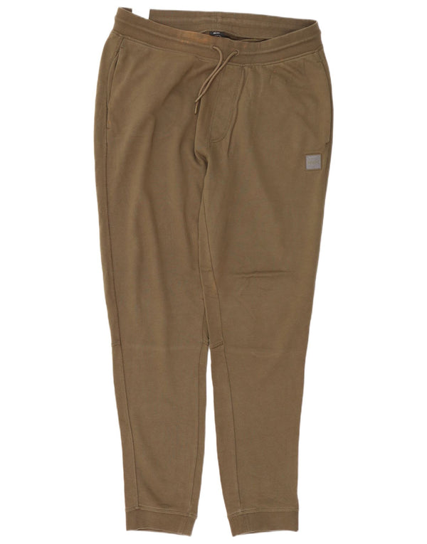 Hugo Boss Mens Tracksuit Trousers Joggers XL  Khaki Cotton