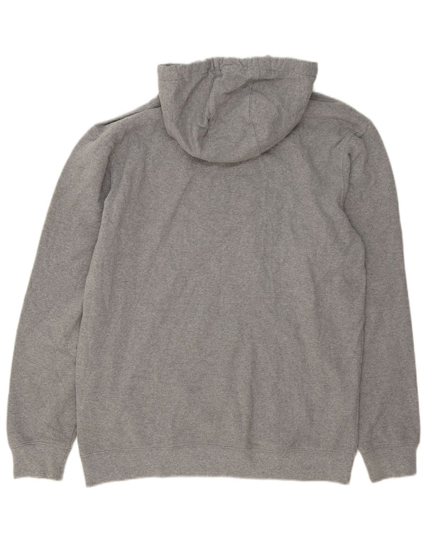 Vans Mens Graphic Hoodie Jumper Large Grey Cotton
