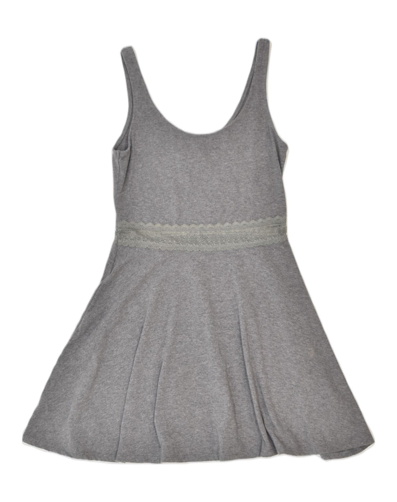 ABERCROMBIE & FITCH Womens Sundress UK 12 Medium Grey Cotton | Vintage | Thrift | Second-Hand | Used Clothing | Messina Hembry 