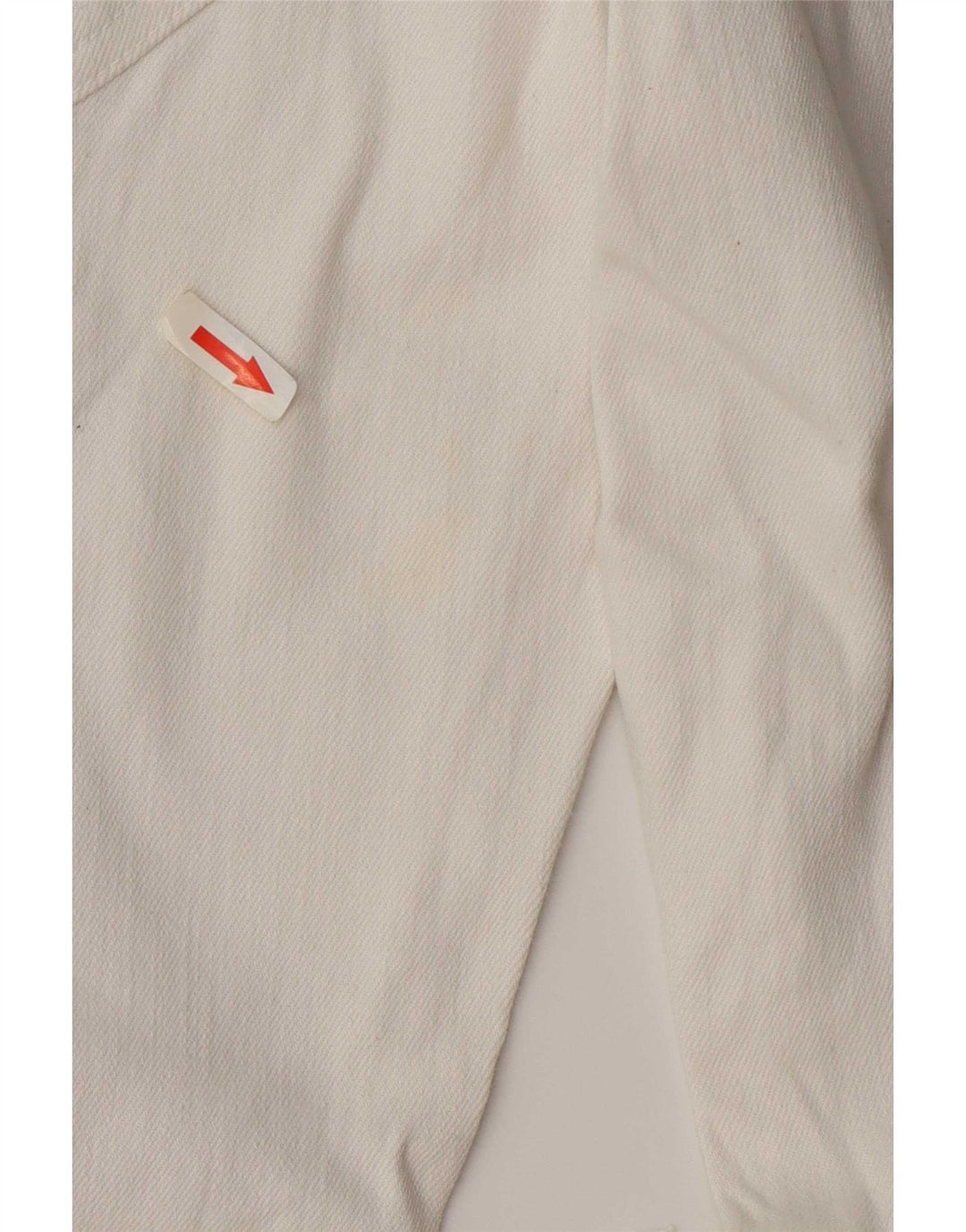 Zara Mens Distressed Slim Jeans EU 38 Small W30 L27 White Cotton