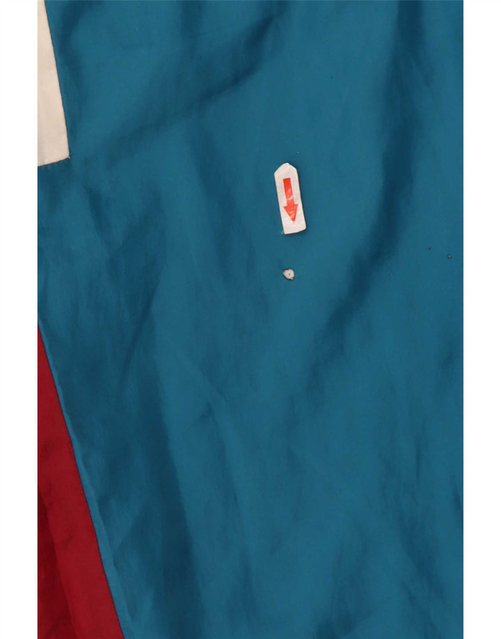 Nike Mens Tracksuit Trousers Joggers Small Blue Colourblock Polyester