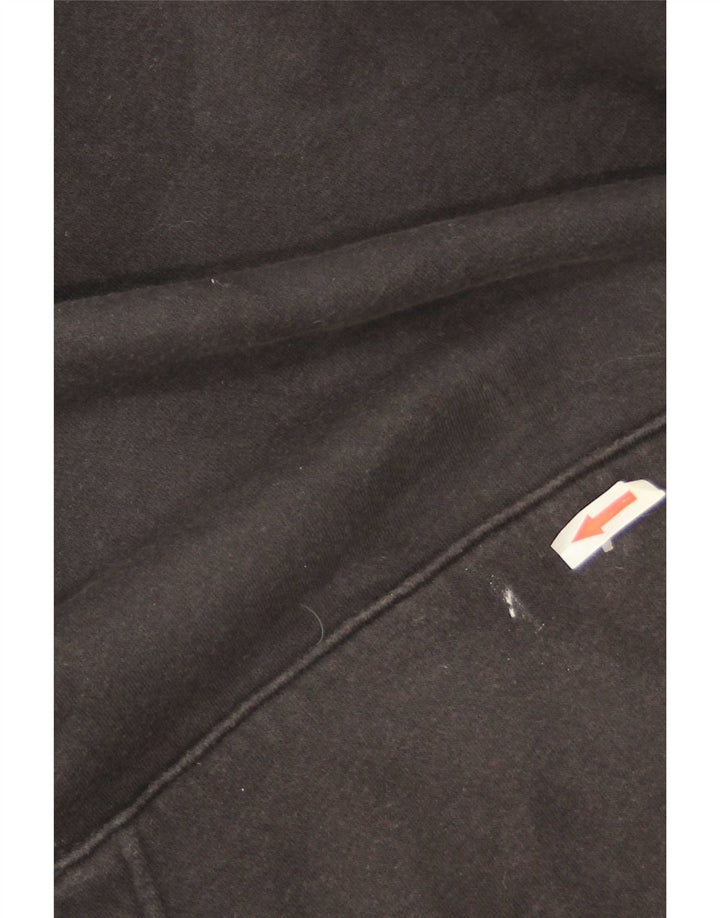 Nike Mens Hoodie Jumper Medium Black Cotton