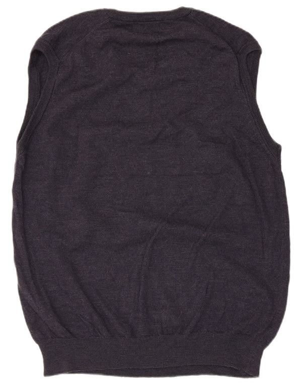Marks & Spencer Mens Vest Tank Top Small Navy Blue