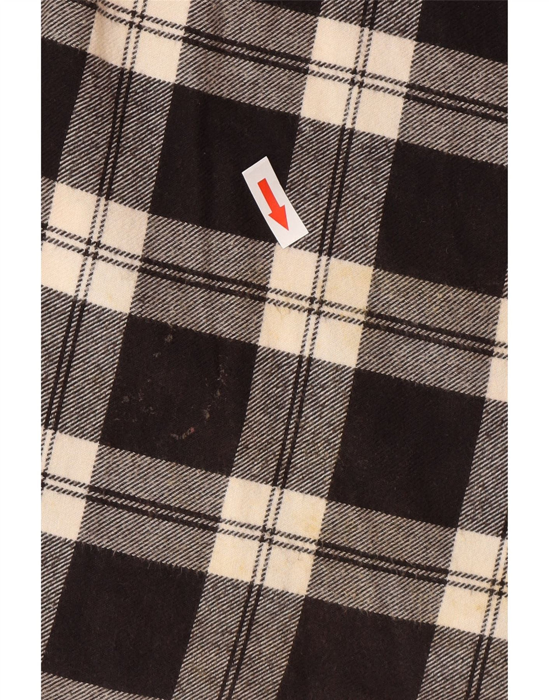 Billabong Mens Hooded Flannel Shirt Large Black Check Cotton