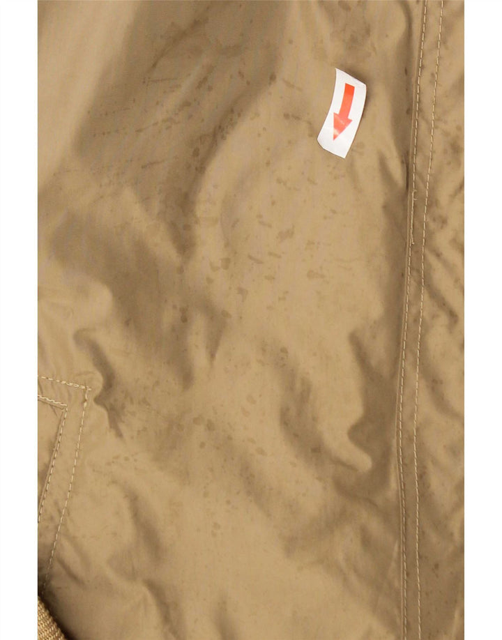 Geo Spirit Mens Bomber Jacket UK 38 Medium Beige