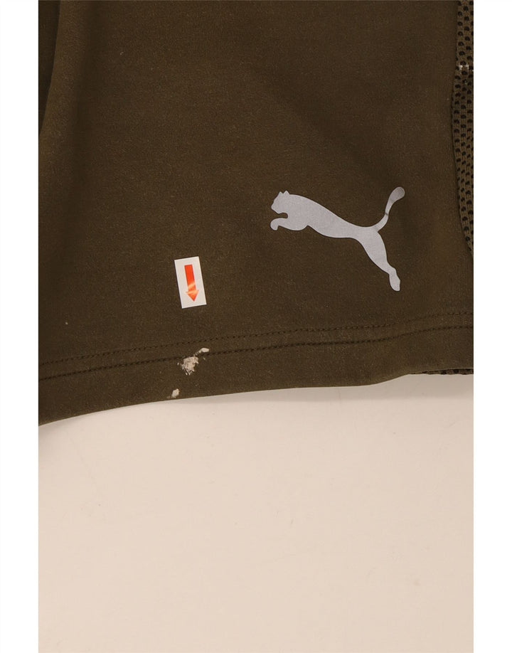 Puma Mens Sport Shorts XL  Khaki Cotton