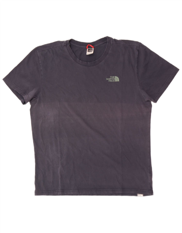 The North Face Mens T-Shirt Top Large Navy Blue Cotton
