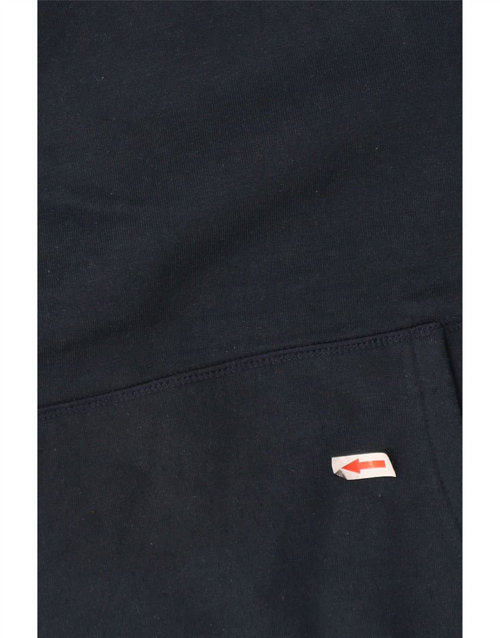 Umbro Mens Hoodie Jumper Medium Navy Blue Cotton