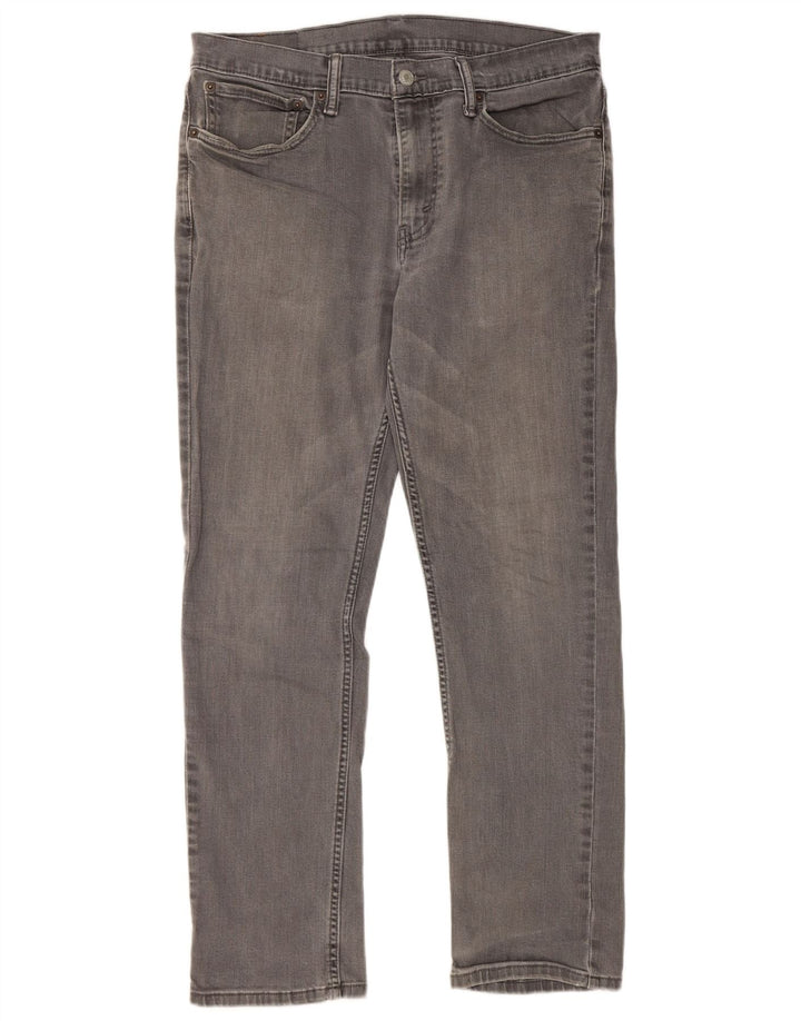 Levi's Mens 511 Slim Jeans W34 L30 Grey Cotton