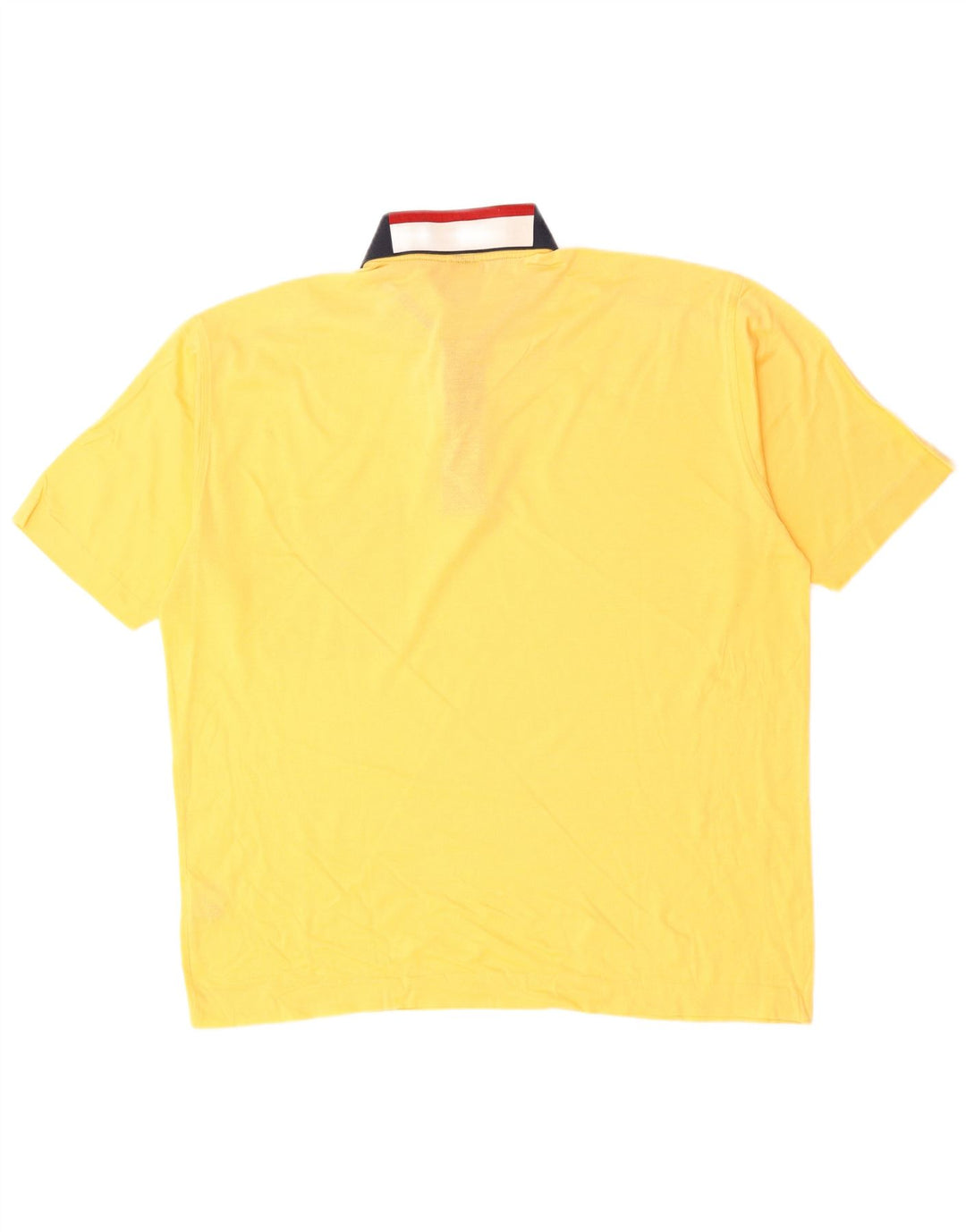PAUL & SHARK Mens Polo Shirt Large Yellow Colourblock Cotton