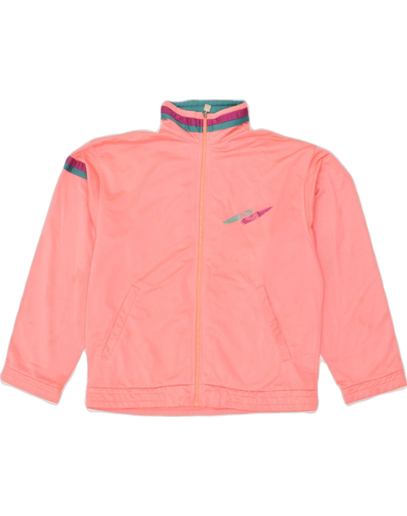 Fila pink windbreaker sale